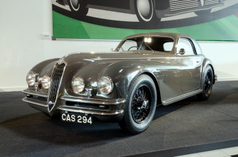 Картинка alfa+romeo+6c+2500+ss+trossi+coupe+touring+body+1942 автомобили выставки+и+уличные+фото ретро автошоу выставка история