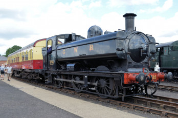 Картинка техника паровозы рельсы дорога железная состав паровоз