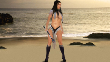 Картинка 3д+графика fantasy+ фантазия море взгляд девушка