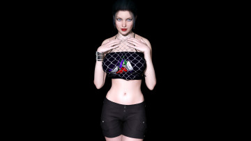 Картинка 3д+графика people+ люди девушка взгляд