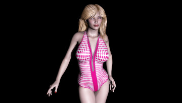 Картинка 3д+графика people+ люди фон девушка взгляд