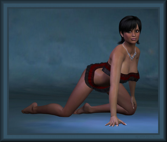 Обои картинки фото 3д графика, people , люди, девушка, взгляд, фон