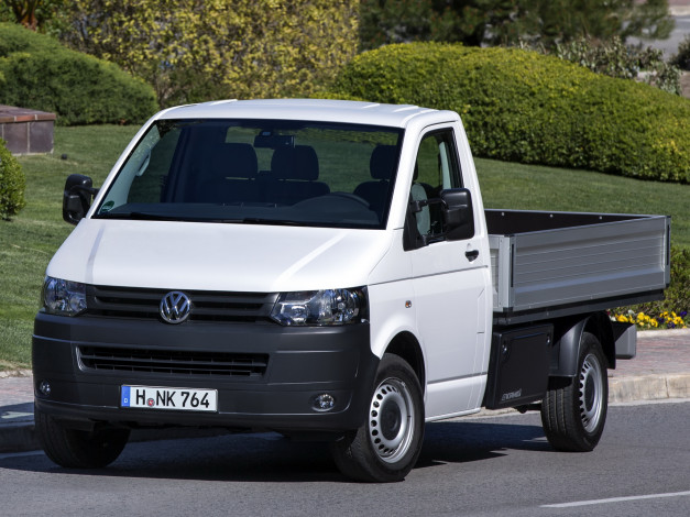 Обои картинки фото автомобили, volkswagen, t5, dropside, transporter