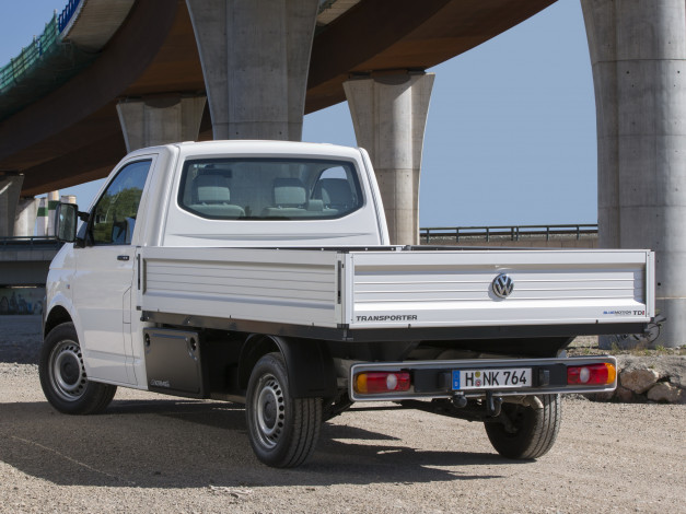 Обои картинки фото автомобили, volkswagen, transporter, dropside, t5