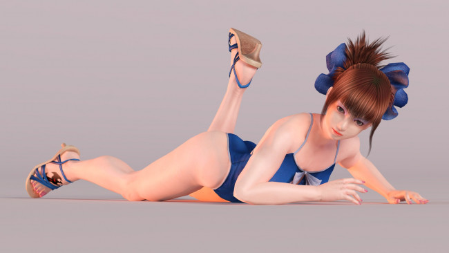 Обои картинки фото 3д графика, anime , аниме, взгляд, девушка, фон