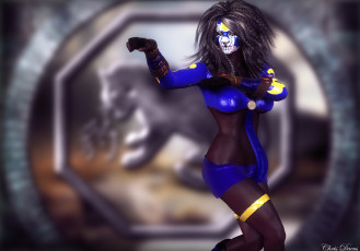 Картинка 3д+графика фантазия+ fantasy фон взгляд девушка