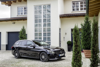 Картинка 2015+mercedes-benz+c+450+amg+sport+4matic автомобили mercedes-benz металлик черный тюнинг