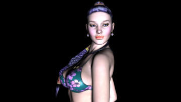 Картинка 3д+графика люди+ people девушка фон взгляд