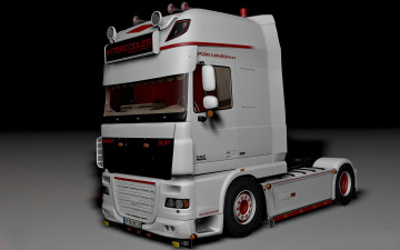 Картинка автомобили 3д грузовик тяжелый тягач седельный