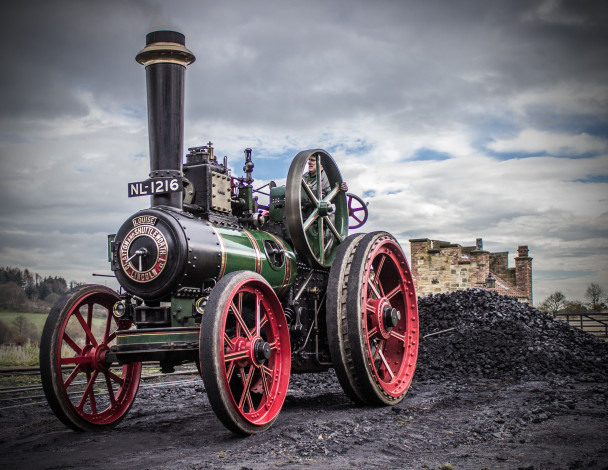 Обои картинки фото техника, тракторы, паровой, трактор