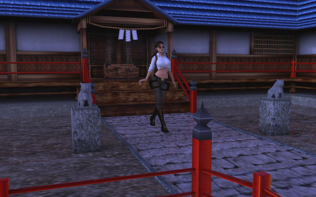 Обои картинки фото 3д графика, люди , people, взгляд, девушка, дом, фон