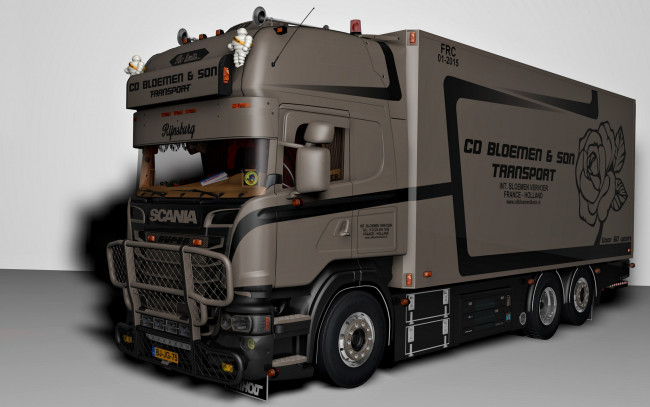 Обои картинки фото автомобили, 3д, тягач, седельный, грузовик, тяжелый