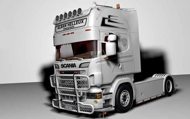 Обои картинки фото автомобили, 3д, тягач, седельный, грузовик, тяжелый