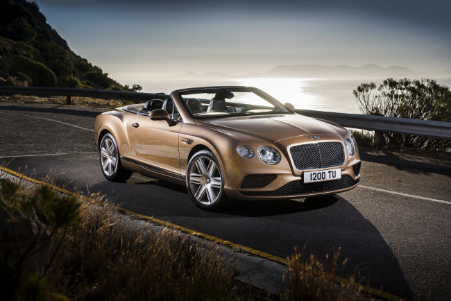 Обои картинки фото 2015 bentley continental gtc, автомобили, bentley, кабриолет, кофейный, continental