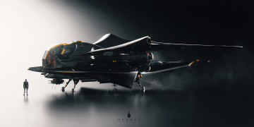 Картинка фэнтези космические+корабли +звездолеты +станции космический корабль парень