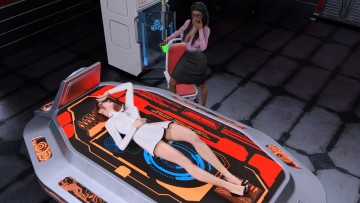 Картинка 3д+графика фантазия+ fantasy фон взгляд девушки