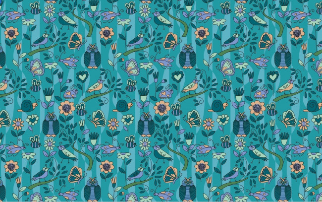 Обои картинки фото векторная графика, цветы , flowers, бабочки, птицы, цветы, фон