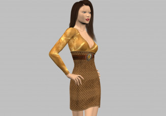 Картинка 3д+графика люди+ people фон взгляд девушка