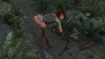 Картинка 3д+графика амазонки+ amazon девушка взгляд фон