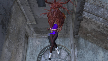 Картинка 3д+графика фантазия+ fantasy фон взгляд девушка