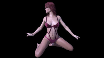 Картинка 3д+графика люди+ people фон взгляд девушка