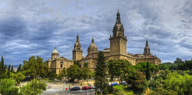 Обои картинки фото palau nacional,  barcelona, города, барселона , испания, архетектура