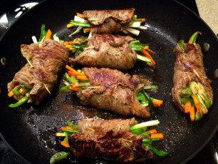 Картинка еда мясные+блюда рулетики