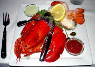 Картинка еда рыба +морепродукты +суши +роллы лобстер