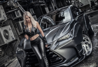 обоя автомобили, -авто с девушками, девушки, авто