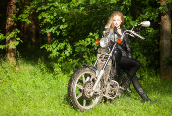 Картинка мотоциклы мото+с+девушкой девушки