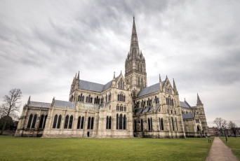 Картинка salisbury+cathedral+england города -+католические+соборы +костелы +аббатства salisbury cathedral england