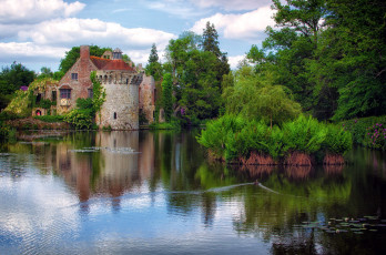 Картинка scotney+castle города замки+англии scotney castle