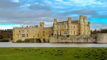 Картинка leeds+castle города замки+англии leeds castle