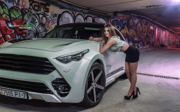 обоя автомобили, -авто с девушками, авто, девушки