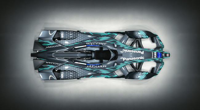 Обои картинки фото jaguar i-type, автомобили, jaguar, abb fia formula e championship, panasonic jaguar racing, гоночный автомобиль, 2018 jaguar i-type 3