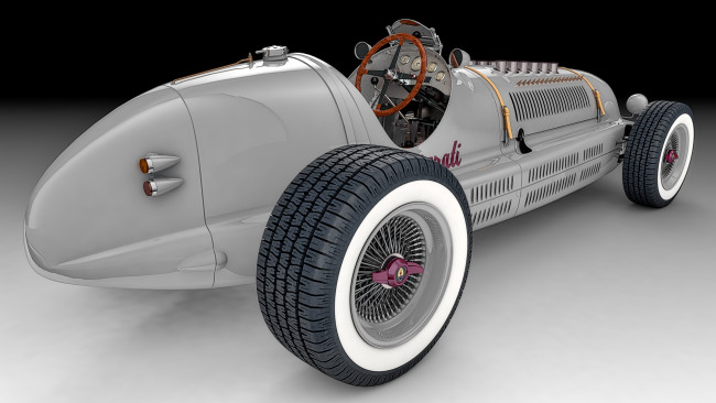 Обои картинки фото автомобили, 3д, maserati