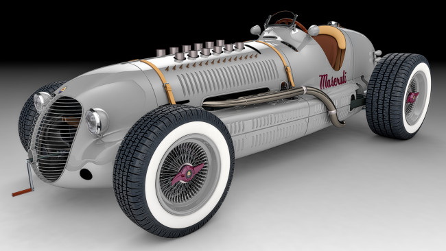 Обои картинки фото автомобили, 3д, maserati