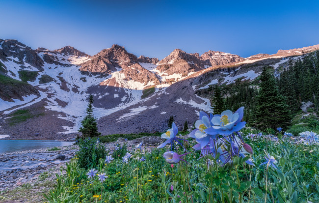 Обои картинки фото природа, горы, простор