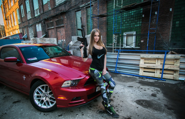 Обои картинки фото автомобили, -авто с девушками, авто, девушки