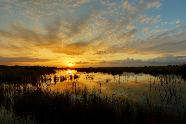 Обои картинки фото природа, восходы, закаты, простор