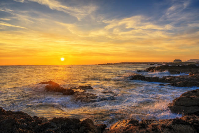 Обои картинки фото природа, восходы, закаты, простор