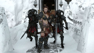 Картинка 3д+графика фантазия+ fantasy фон взгляд девушка