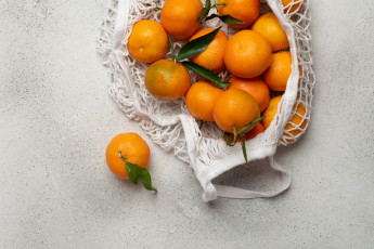 Картинка еда цитрусы цитрус мандарин листья