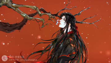 Картинка аниме mo+dao+zu+shi вэй усянь ветки кости