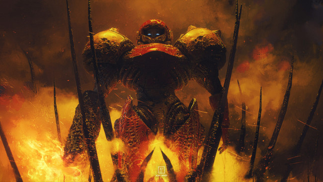 Обои картинки фото видео игры, metroid prime hunters, metroid, prime