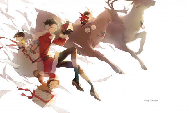 Обои картинки фото аниме, shingeki no kyojin, атака, титанов