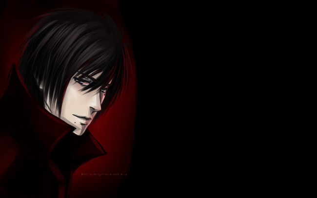 Обои картинки фото аниме, unknown,  другое , лицо, взгляд