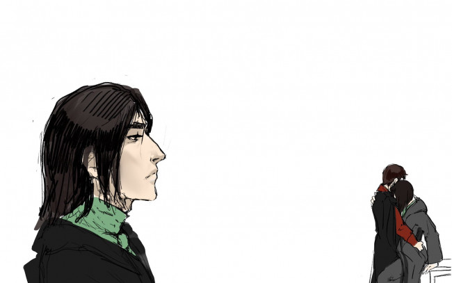 Обои картинки фото рисованное, кино,  мультфильмы, северус, снейп, лицо, профессор, зельевар