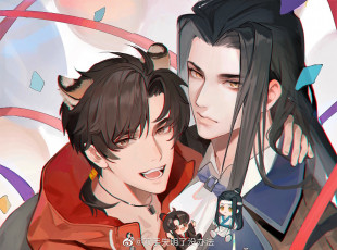 Картинка аниме mo+dao+zu+shi вэй усянь лань ванцзы ушки