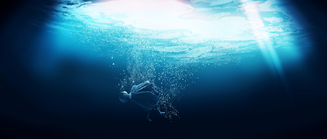 Обои картинки фото аниме, пейзажи,  природа, девушка